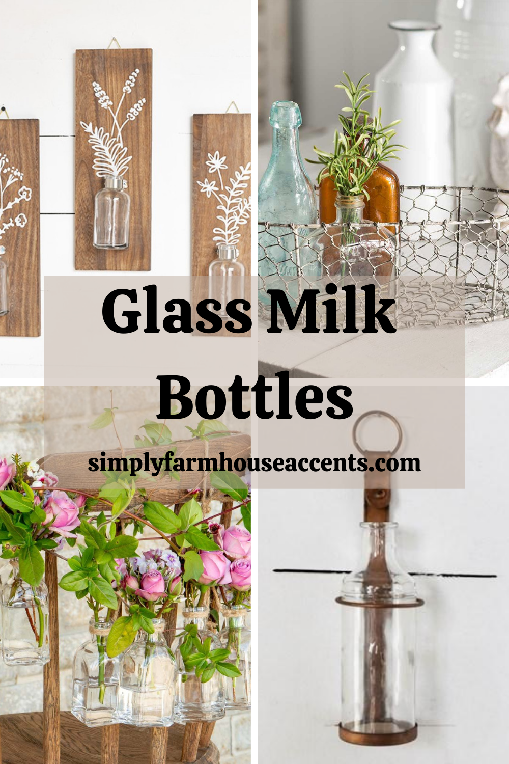 Glass Milk Bottle Crafts. 4 Ways to Repurpose Old Milk Bottles